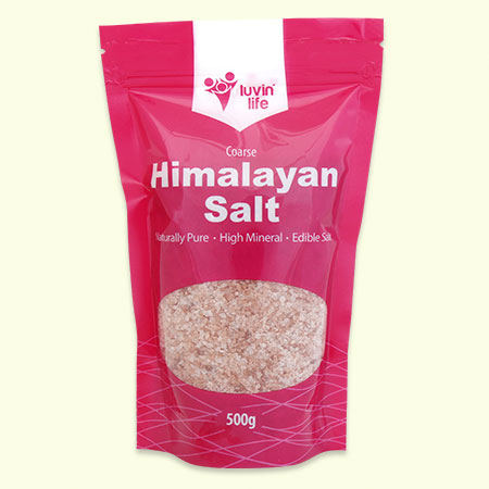 Himalayan edible rock salt - 500g Coarse